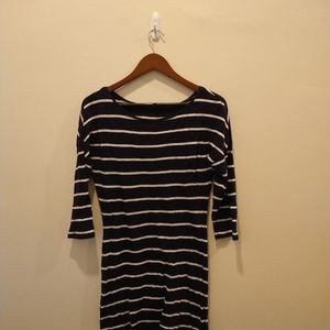 Black Express stripped dress/tunic